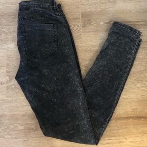 Zara Grey Paint Splatter Jeggings